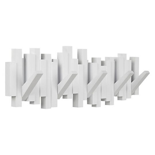 Κρεμάστρα Τοίχου Άσπρη  Sticks Multi Hook 49x18x3cm