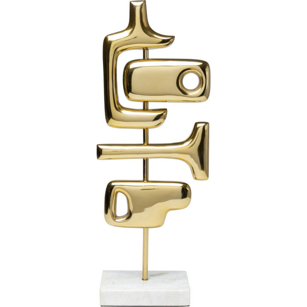Διακοσμητικό Abstracto Gold Aluminum brass-plated