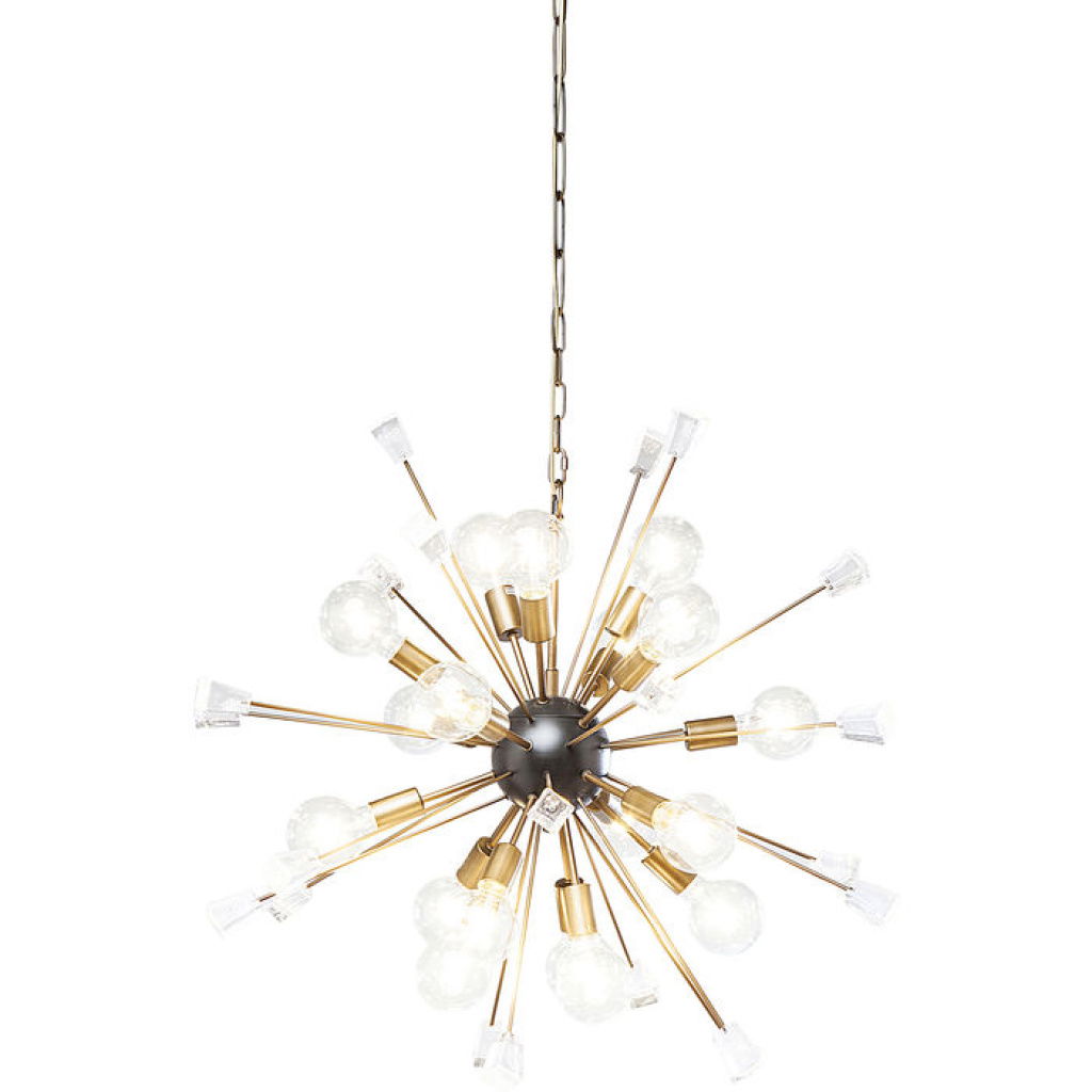 Φωτιστικό Οροφής Crystal Bomb Brass 93cm