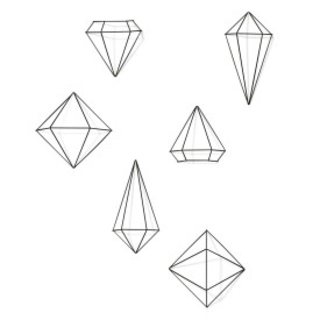 Διακοσμητικό Τοίχου Prisma Wall Decor Black