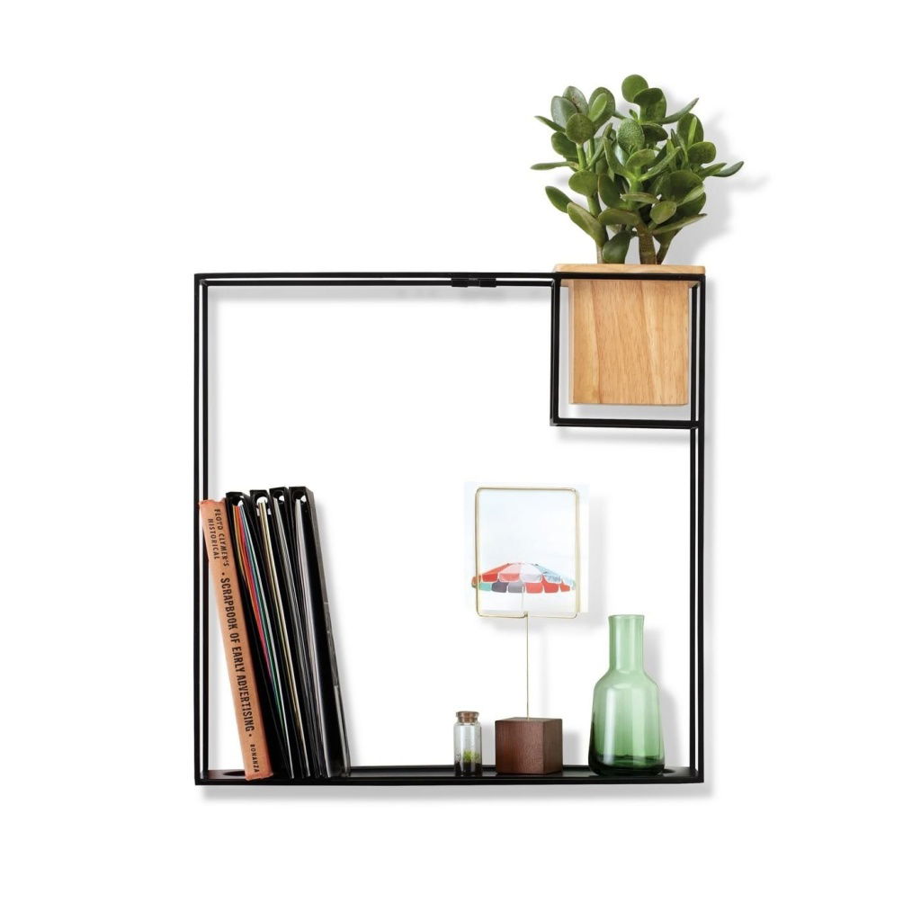 Cubist Large Shelf Black
