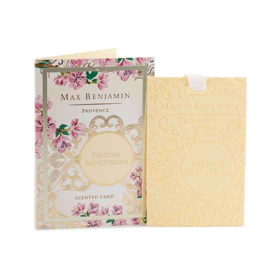 Festival Des Citrons  Luxury Scented Card MAX BENJAMIN