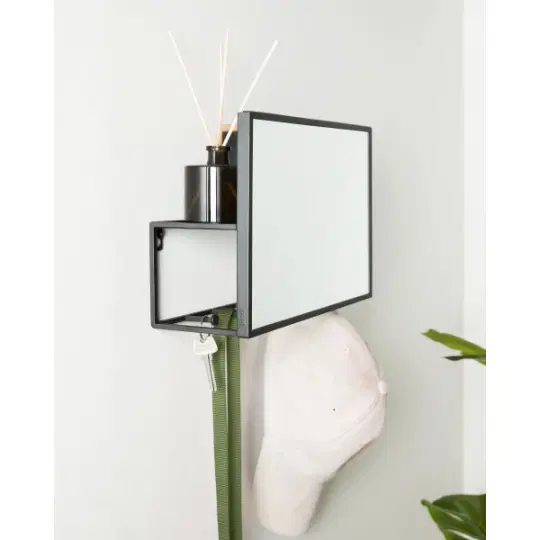 Καθρέφτης - Organizer Cubico Μαύρος 32x10x20cm