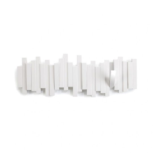 Κρεμάστρα Τοίχου Άσπρη  Sticks Multi Hook 49x18x3cm