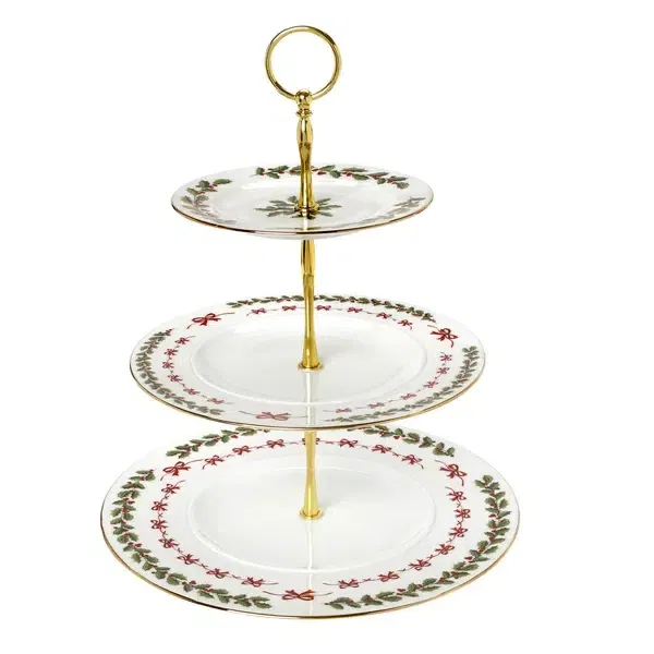Noel 3 Sweet Stand Porcelain