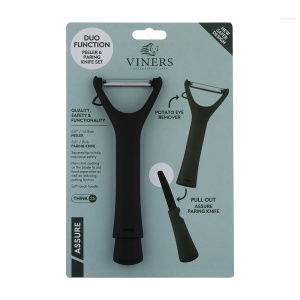Viners Assure Duo Peeler and Knife Set