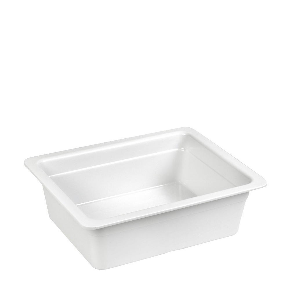 Γαστρονομοσ Gn1/2 Λευκο Γυαλιστ. Μελαμινησ 32,5Χ26,5Χ10Εκ  (Sma) 2τμχ