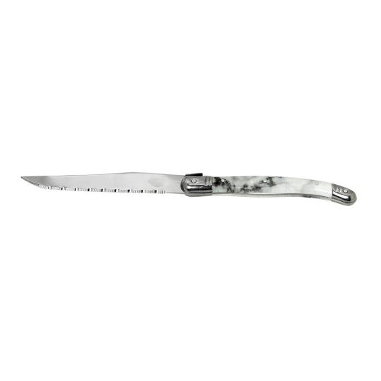 Antique Cut Μαχαιρι Steak Ασημι Λευκη Λαβη - New Blade-  Ss420 1,5Mm 23Ek 12τμχ