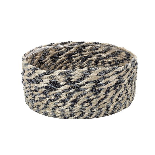 Ψωμιερα Ψαθιν. Μπεζ-Μπλε 23Χ23Χ8Εκ 2τμχ