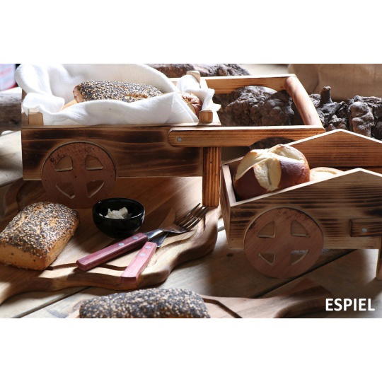 Καροτσι Φυσικο Ξυλο 46Χ22Χ16Εκ. 2τμχ