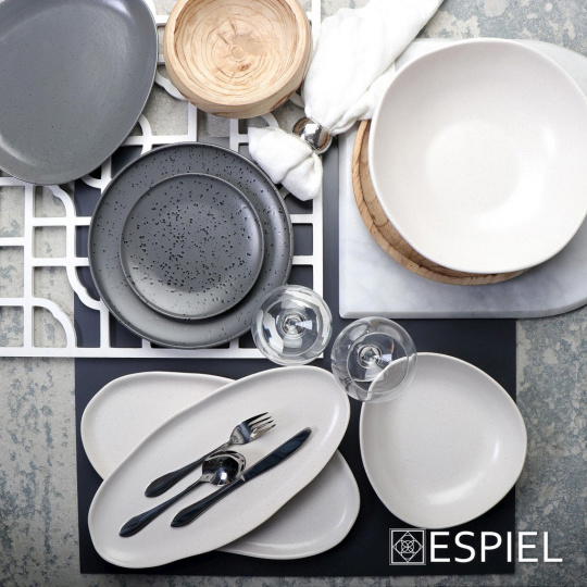 Dis. Arctic White Πιατελα Οβαλ Λευκο 37Εκ 2τμχ