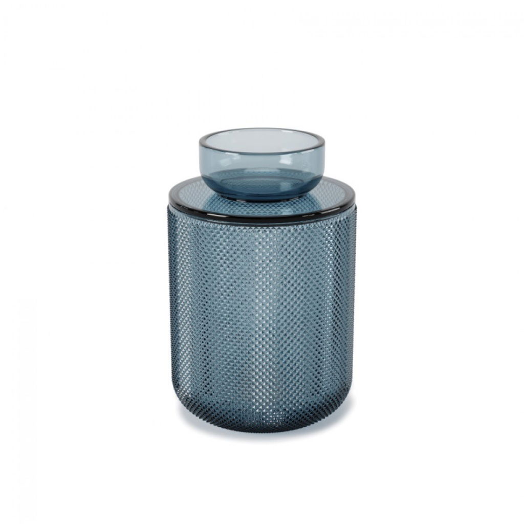 Βάζο Organizer Allira Μεγάλο Μπλε 10x10x16cm
