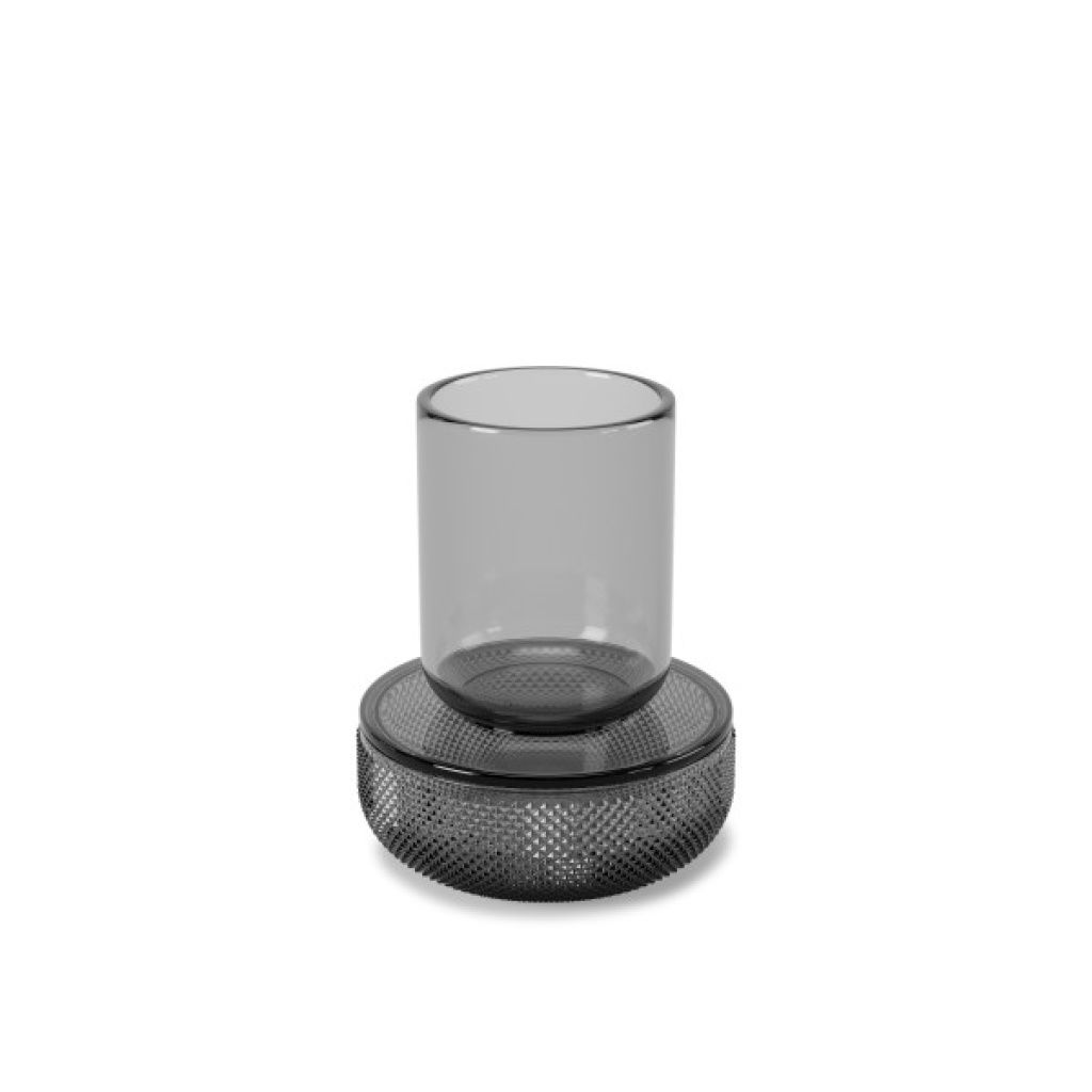 Βάζο Organizer Allira Μικρό Γκρι 10x10x13cm
