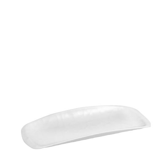 White Γονδολα Ορθ. 26,5Χ11Εκ Wavy Matte Μελαμινησ (Sm)