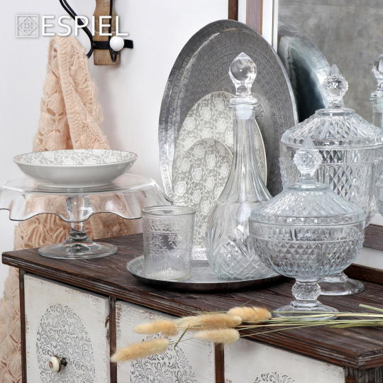 Splash Footed Service Plate H:15Cm T:32Cm  P/48 Gb1.Ob2 2τμχ