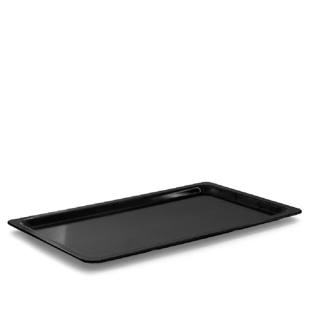 Γαστρονομοσ Gn1/1 Μαυρο Γυαλιστ. Μελαμινησ 53Χ32,5Χ2Εκ  (Sma) 2τμχ