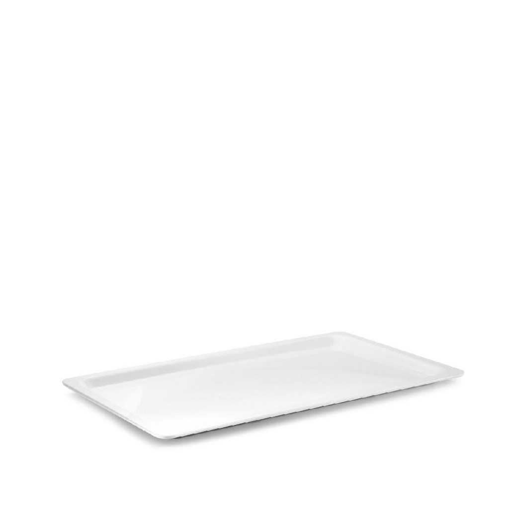 Γαστρονομοσ Gn1/2 Λευκο Γυαλιστ. Μελαμινησ 32,5Χ26,5Χ2Εκ  (Sma) 3τμχ