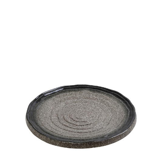 Kenya Πιατο Ρηχο Γκρι 21,2Χ21,2Χ2,8Εκ 2τμχ