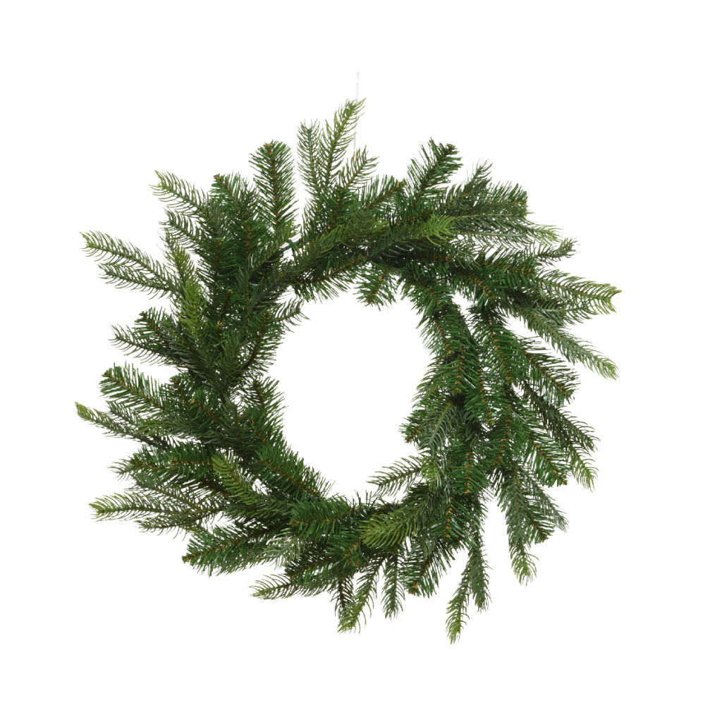 Χριστουγεννιάτικο Στεφάνι Grandis Πράσινο D.80cm Outdoor