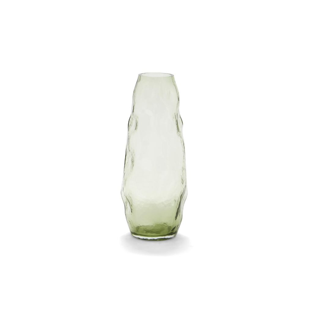 Andrea House - Γυάλινο Βάζο Serenity Green Medium 15 x 34,5cm