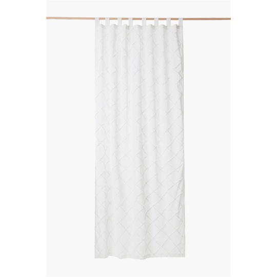 Calma House - Έτοιμη Κουρτίνα Royal White 140x280cm