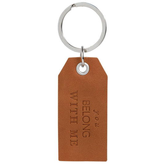 Raeder - Καφέ Δερμάτινο Μπρελόκ 