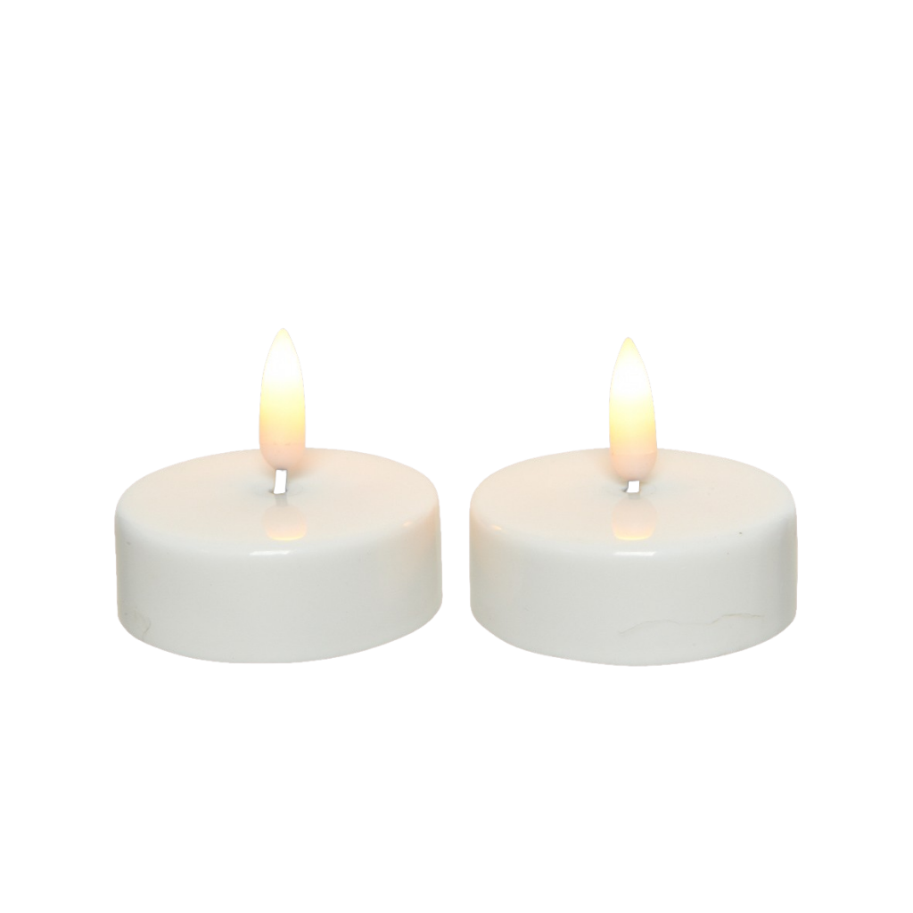 Led Σετ2 Κεριά Ρεσώ Indoor Warm White