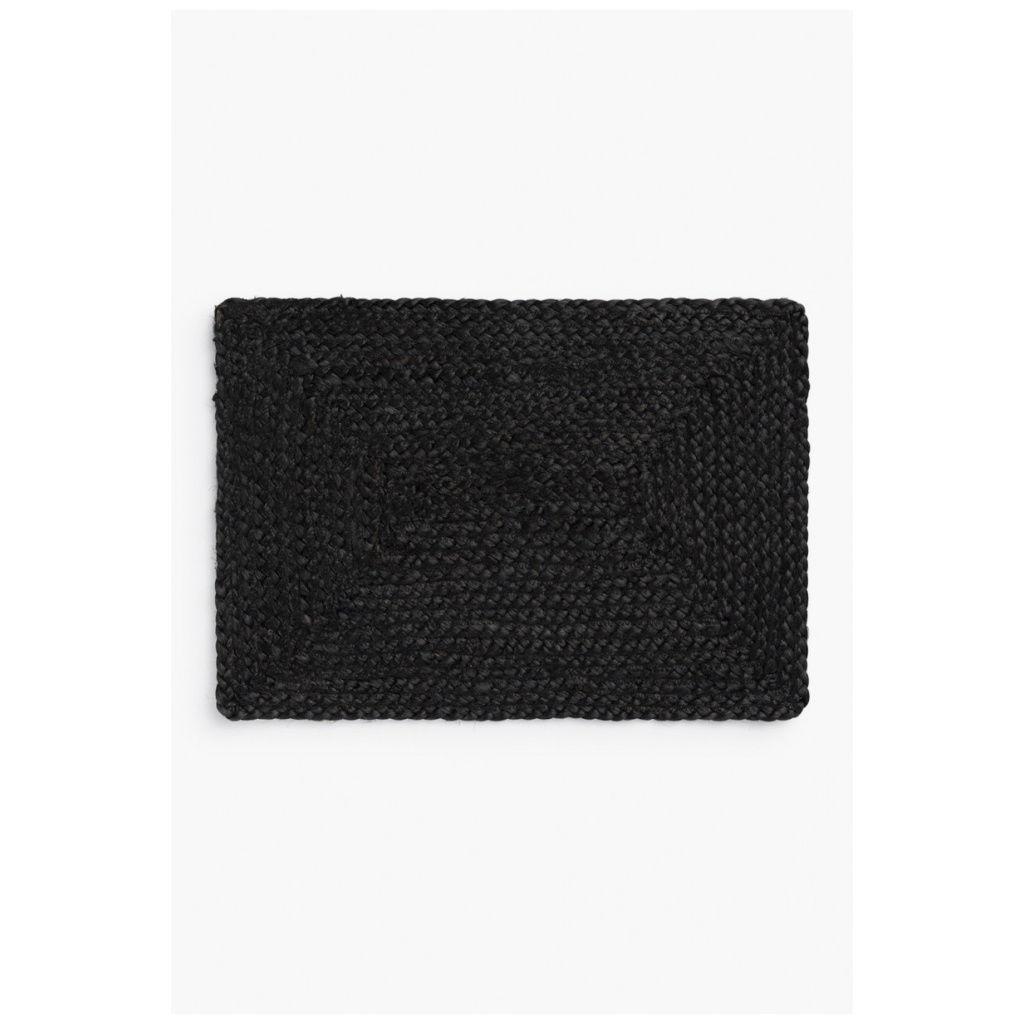 Calma House - Σουπλά Jute Ural Black 35x50cm