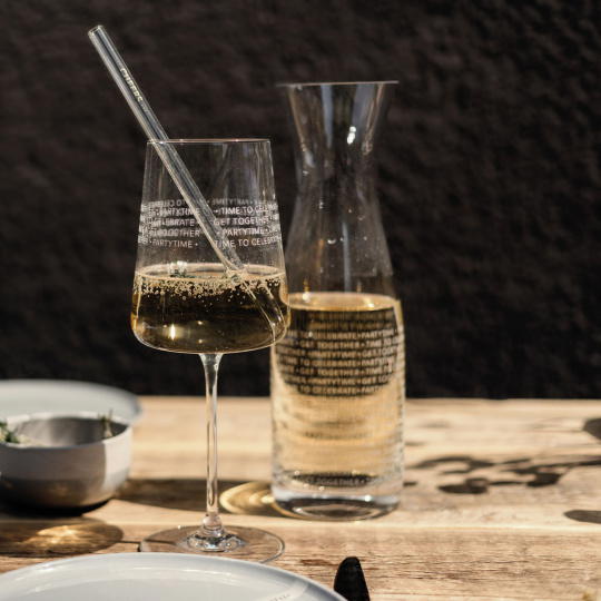 Raeder - Καλαμάκια Από Γυαλί Σετ 4 