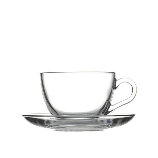 Χ.συσκ. Basic Cup&Saucer 238Cc Cappuccino 13.7X6.5 Cm. P/720 Flx6.Shr24 6τμχ