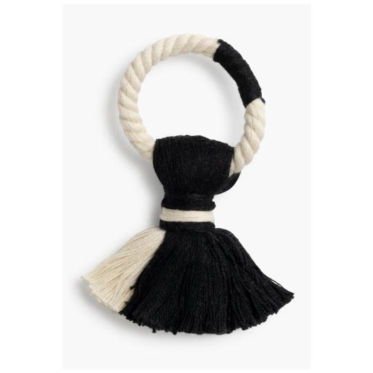 Calma House - Σετ 4 Κρίκοι Για Πετσέτες Κουζίνας Sami Black