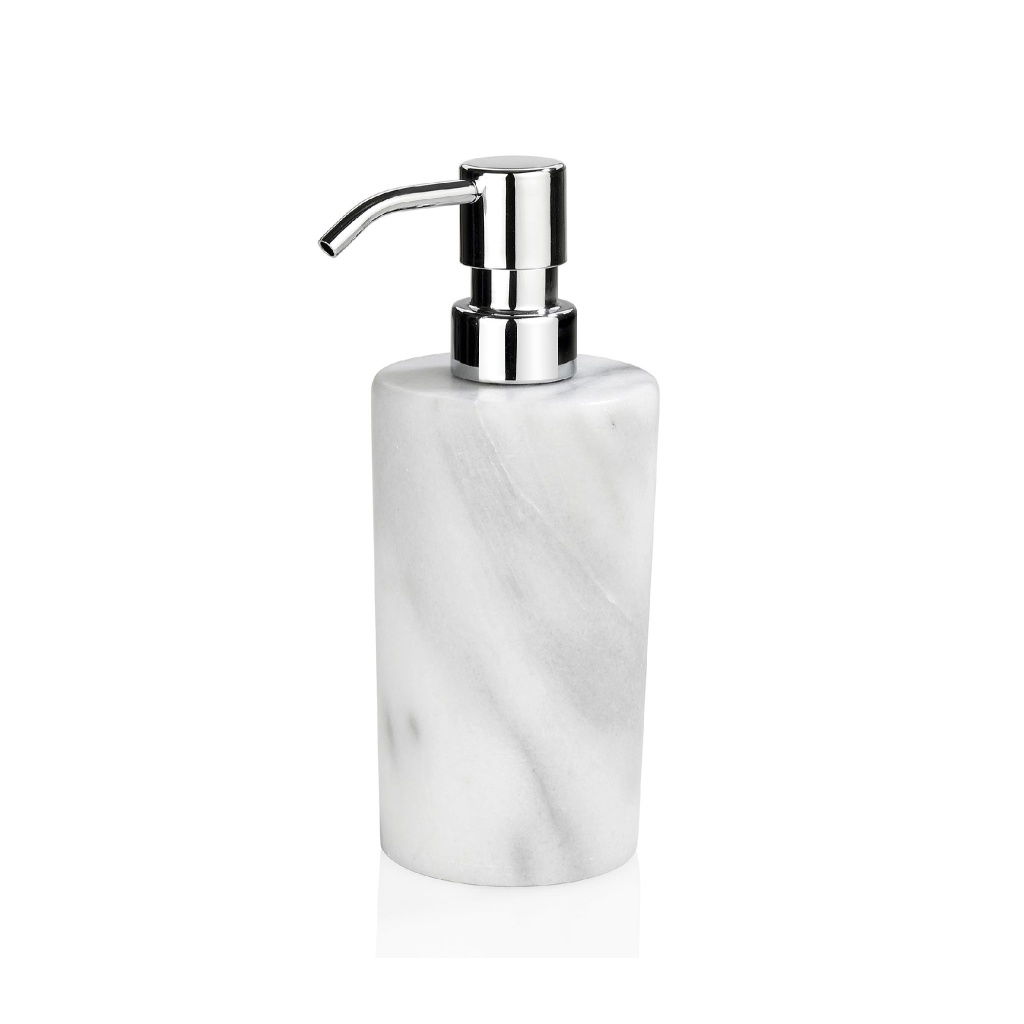 Andrea House - Αντλία Για Σαπούνι White Marble/Silver