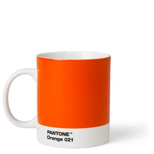Κούπα Mug Πορσελάνη Πορτοκαλί 340ml