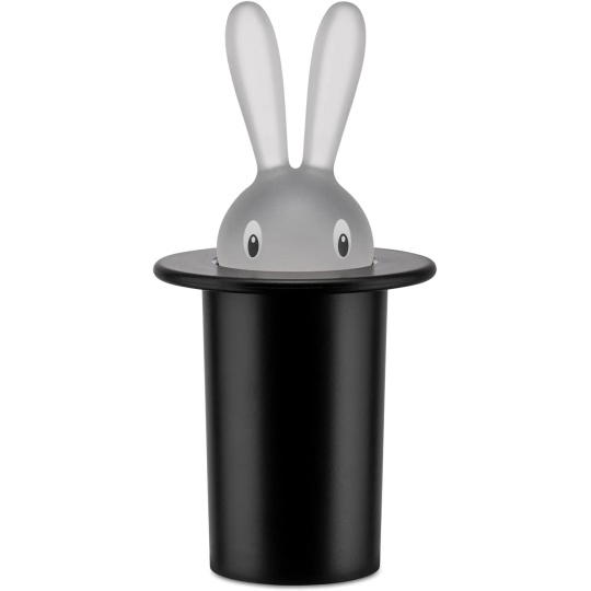 Θήκη για Οδοντογλυφίδες Μαύρη Magic Bunny 14x7cm