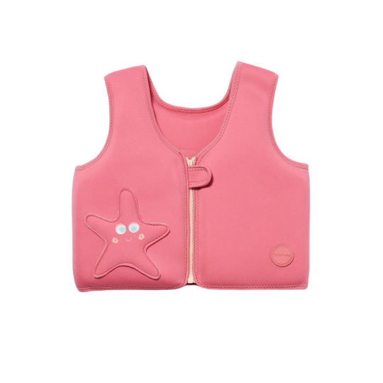 Παιδικό Γιλέκο Κολύμβησης Αστερίας Ροζ 2-3 Ετών Treasure Rose