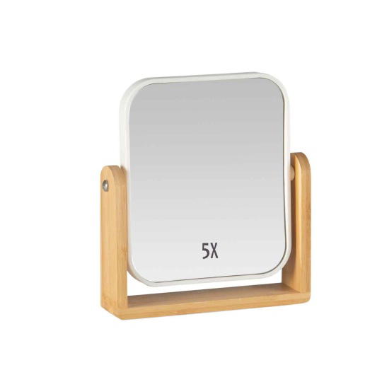 Andrea House - Επιτραπέζιος Καθρέφτης x5AU Bamboo White