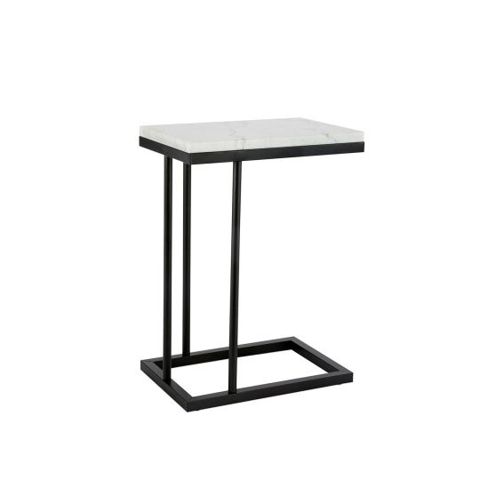 Andrea House - Βοηθητικό Τραπεζάκι Black White Marble