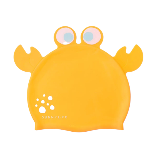 Παιδικό Σκουφάκι Κολύμβησης Κάβουρας Sonny the Sea Creature Neon Orange 26x21cm