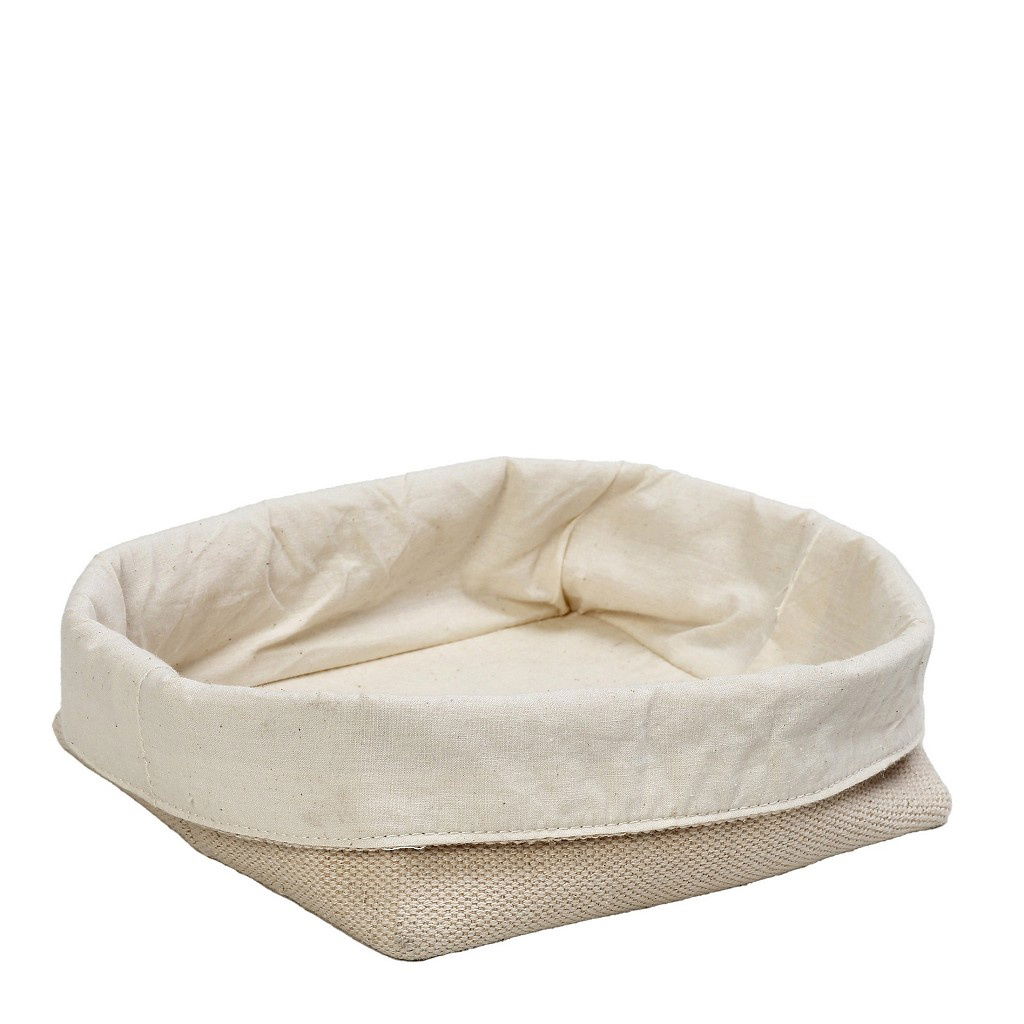 Καλαθι Τετραγωνο Jute/Cotton 20X19X15Ek.