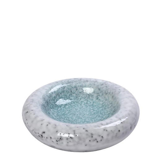 Fusion Πιατο Λευκο-Πρασινο 20,3Χ5Εκ 2τμχ