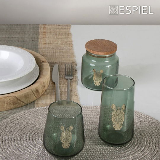 Jungle Zebra Πρασινο Δοχειο Με Καπακι 890Ml 10X14,5Ek...