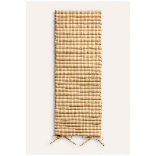 Calma House - Στρωματάκι Για Ξαπλώστρα/Παραλία Praia Mustard 60x175cm