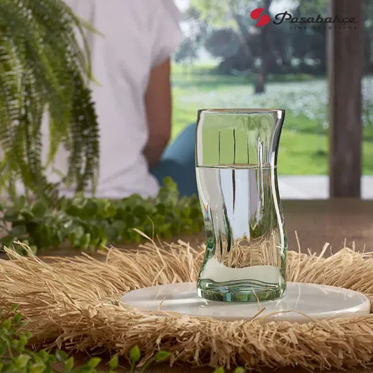 Dis. Amorf Long Drink 440Cc H: 15 D: 7Cm Made Of Recycled Glass P/840 Gb4.Ob24 4τμχ