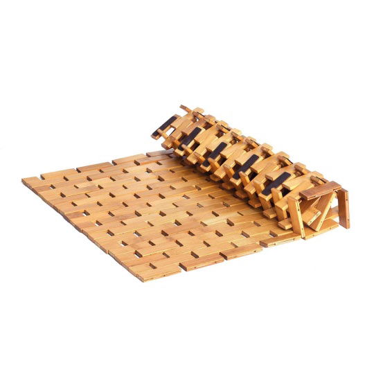 Andrea House - Πατάκι Μπάνιου Bamboo 60x40x0,5 cm