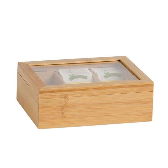 Andrea House - Bamboo Θήκη Για Τσάι 6 Θέσεων
