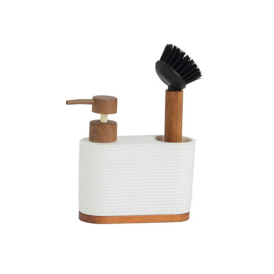 Andrea House - Αντλία Για Σαπούνι Κουζίνας White Resin Acacia