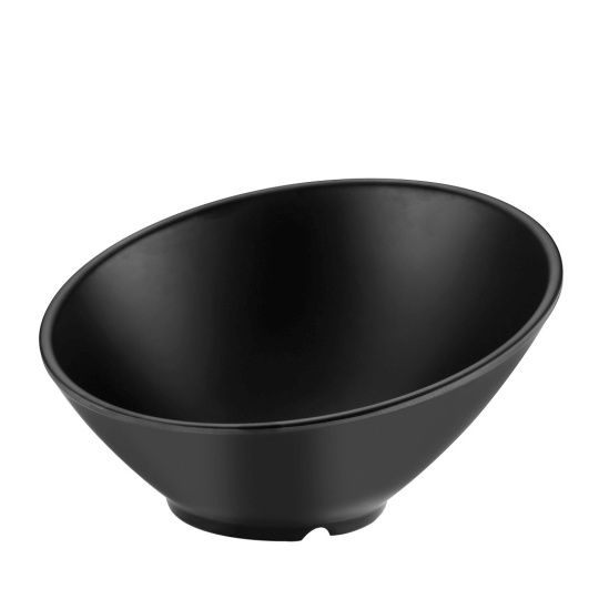 Black Μπωλ Λοξο 28Εκ. Gravity Matt Μελαμινησ 2τμχ
