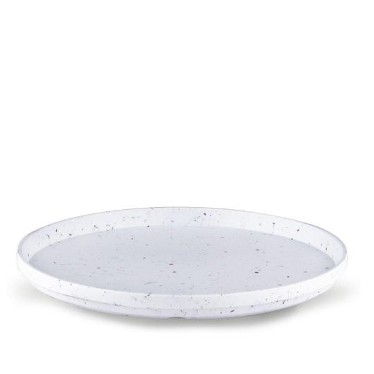 White Mosaico Πιατο Ρηχο Nordic 35Εκ. Gravity Matt Μελαμινησ 6τμχ