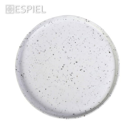 White Mosaico Πιατο Ρηχο Nordic 32Εκ. Gravity Matt Μελαμινησ 6τμχ