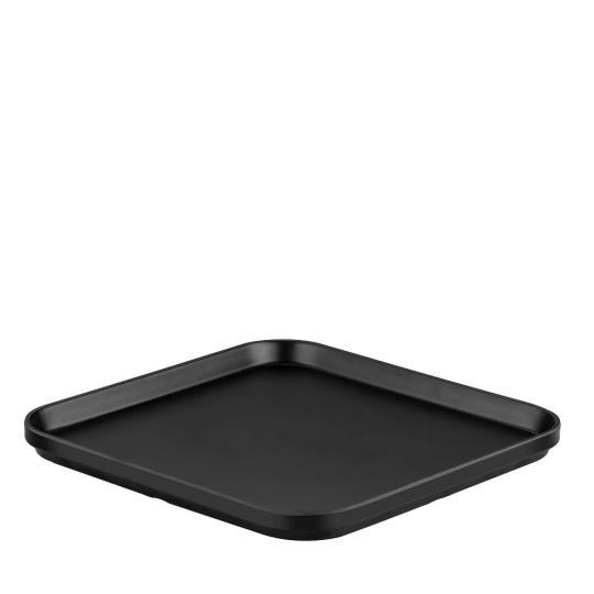 Black Πιατο Τετραγ. 26Εκ. Gravity Matt Μελαμινησ 6τμχ